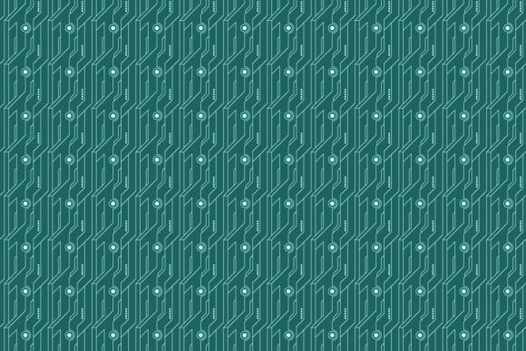 Download Green Circuit Board Geometric Pattern - Premium Resources