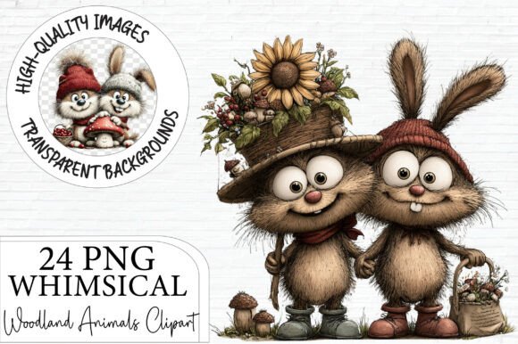 Download Woodland Animals PNG Clipart Bundle - Clipart bundle Collection
