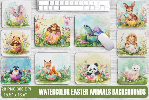 Download Cute Animals in Easter Egg Backgrounds - Cute animals Collection
