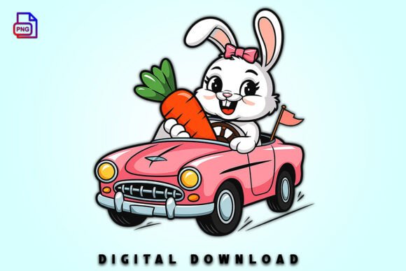 Download Pastel Easter Bunny Clipart Car PNG - Pastel easter bunny clipart Collection
