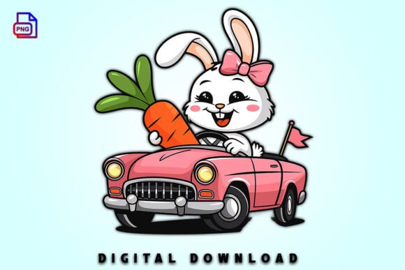 Download Pastel Easter Bunny Clipart Car PNG - Pastel easter bunny clipart Collection